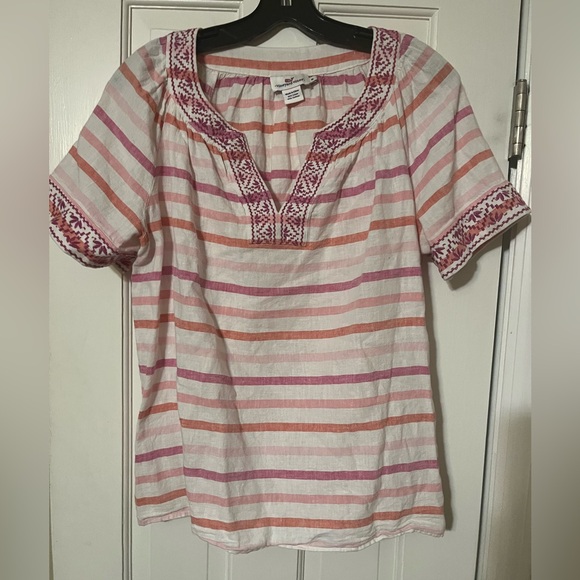 Vineyard Vines Tops - Vineyard Vines Multicolor Striped Blouse